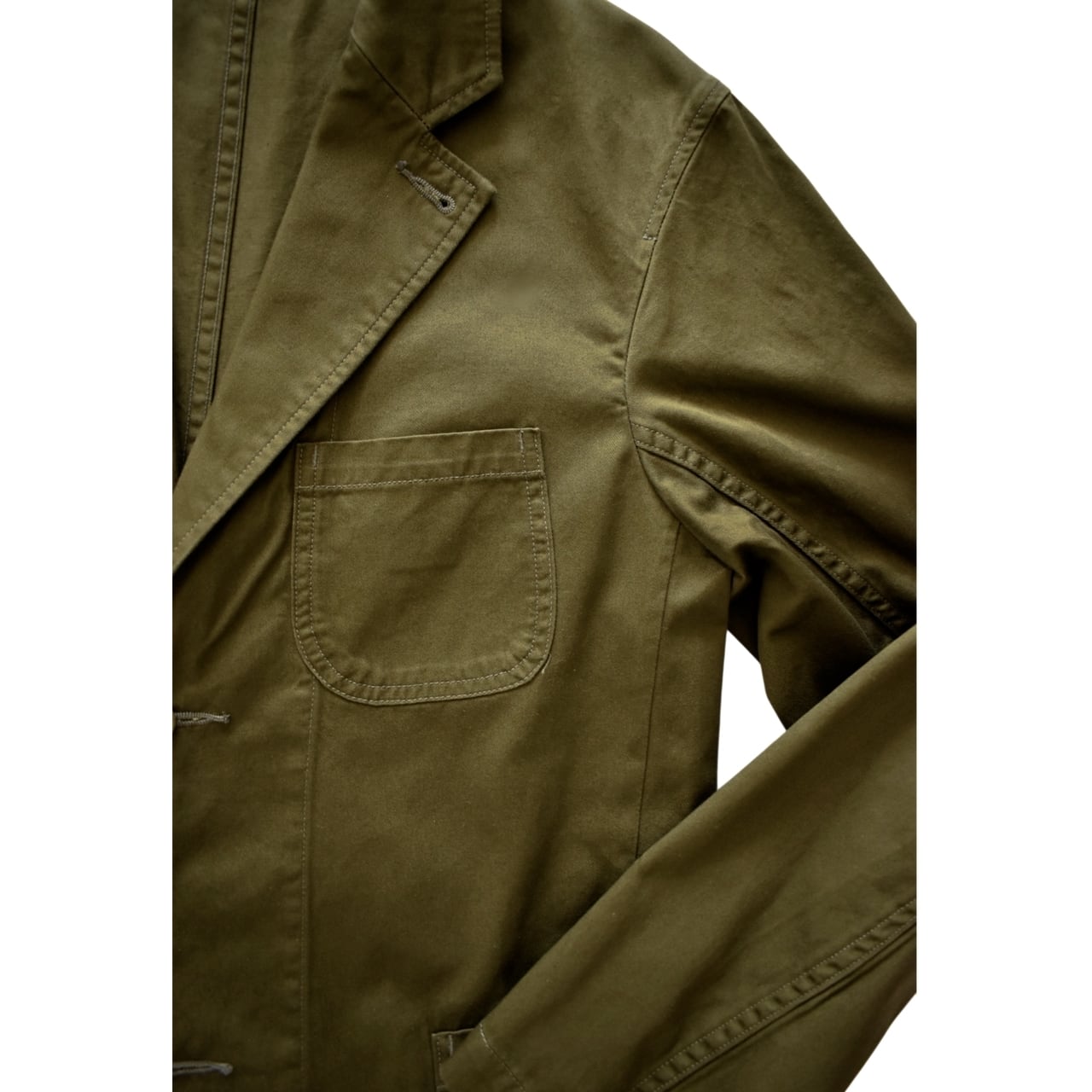 美品 WORKERS BDU ジャケット ワーカーズ オリーブ WORKERS / Lounge Jacket 8oz Olive Chino - ラウンジジャケット 8