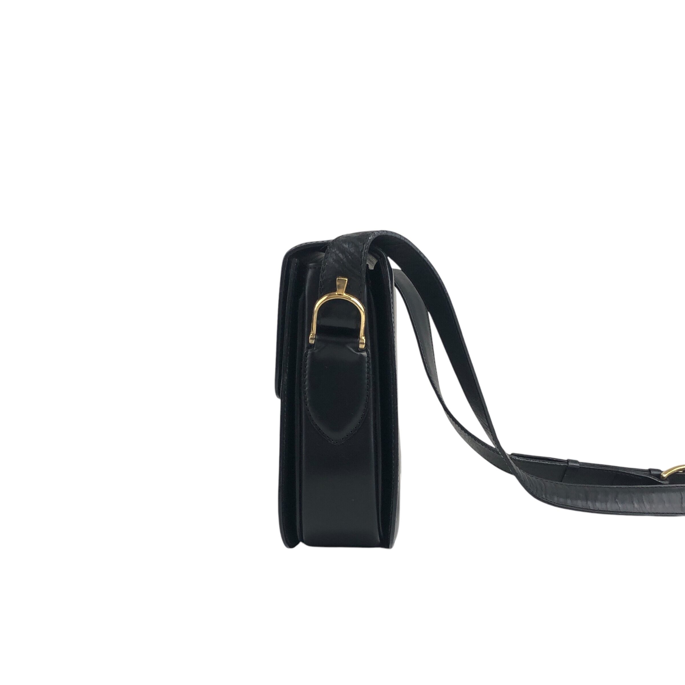 CELINE セリーヌ ショルダーバッグ ブラック 馬車 ホースキャリッジ