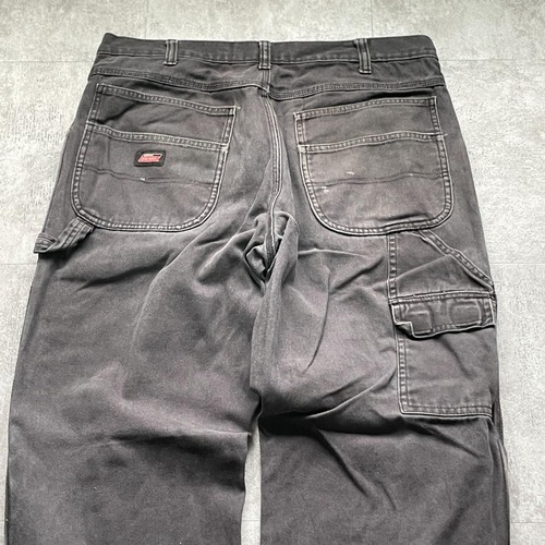 10s ブラック ダブルニー Dickies G4586BK 36×30 詳細写真14