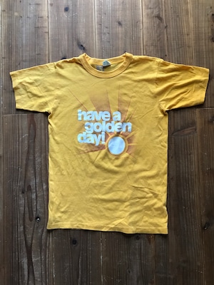 70's Adver・Tee's "have a golden day!" Tシャツ 表記(M) USA製