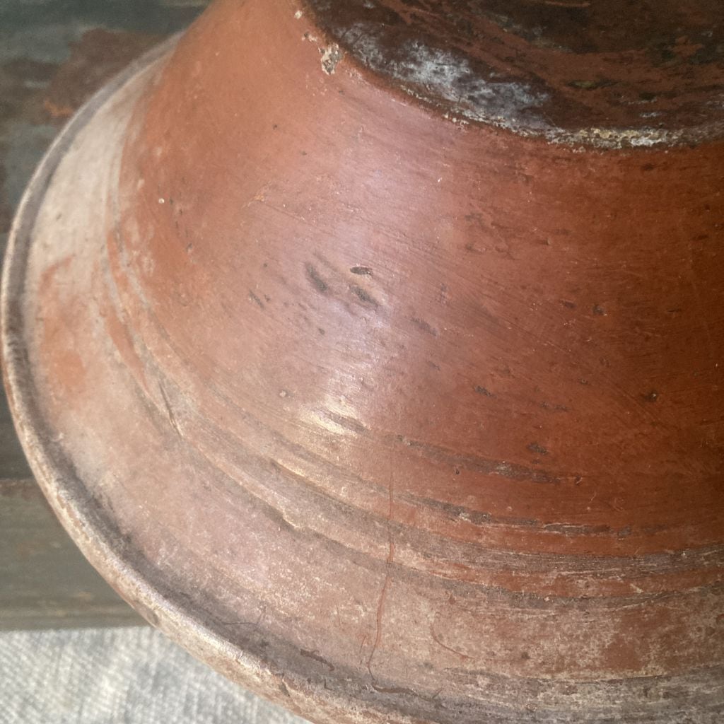 レッドウェア 19世紀 アメリカ ヴィンテージボウル 古道具 レッドウェア 19世紀 アメリカ ヴィンテージボウル 古道具