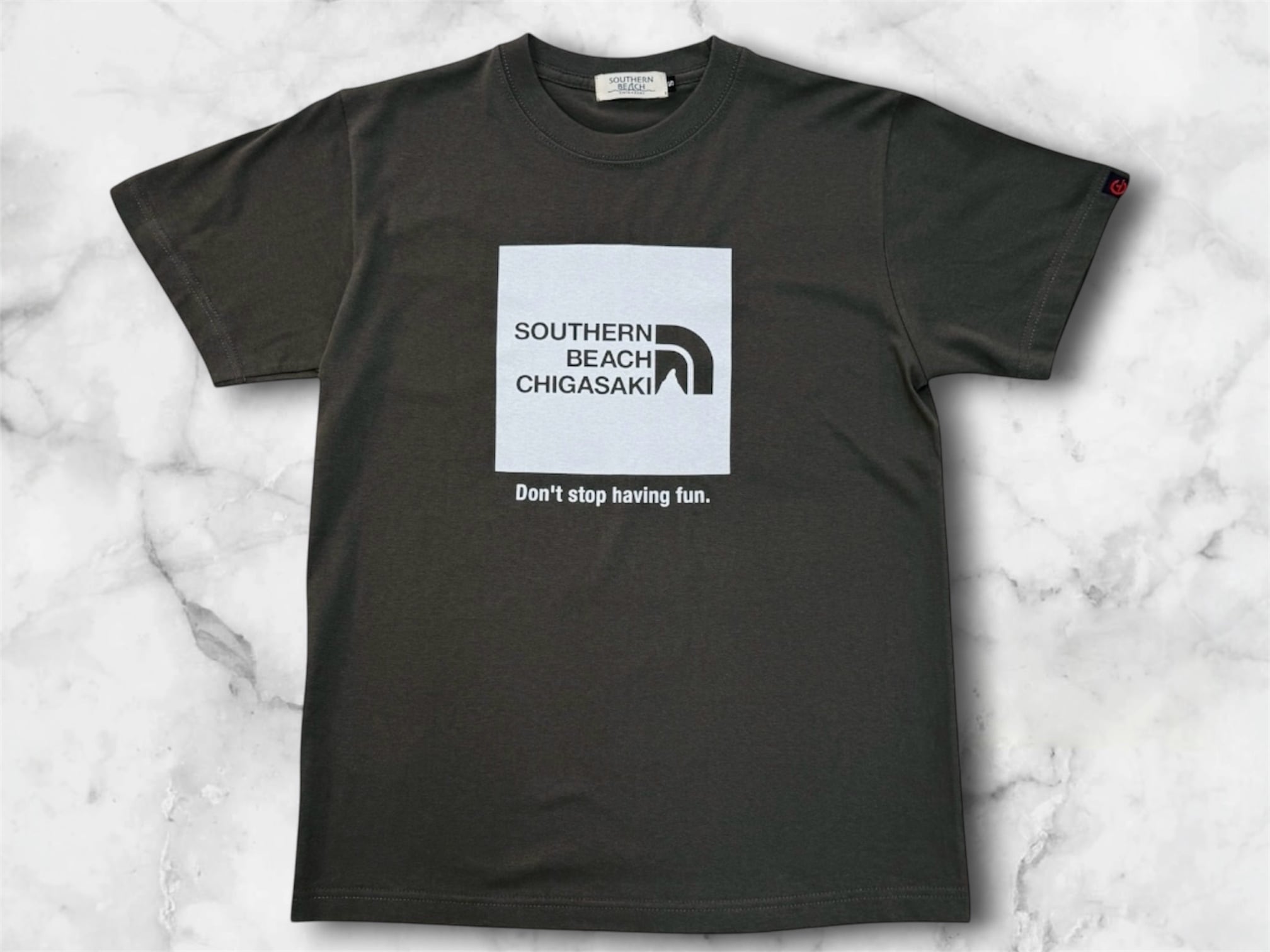 サザンビーチTシャツ レトロ（ネイビー） | 茅ヶ崎市観光協会