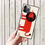 iPhoneケース ライオン 北欧レトロポップ｜動物柄のレトロポップ NOR072