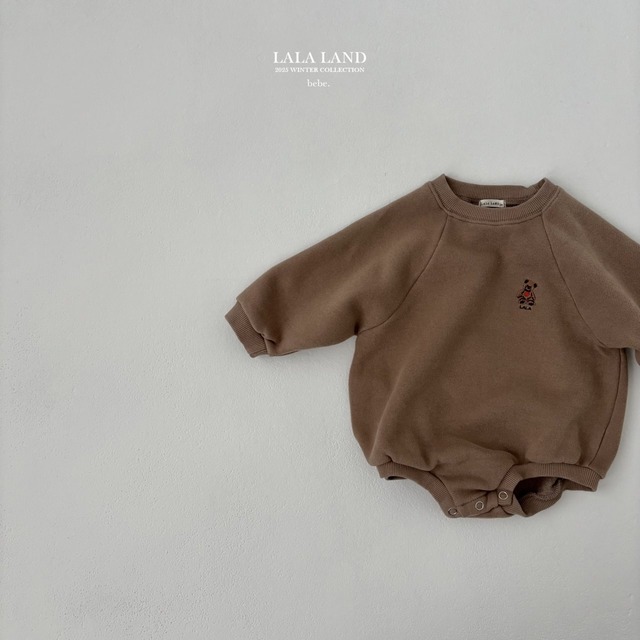 〚予約〛Bear raglan suit <baby>