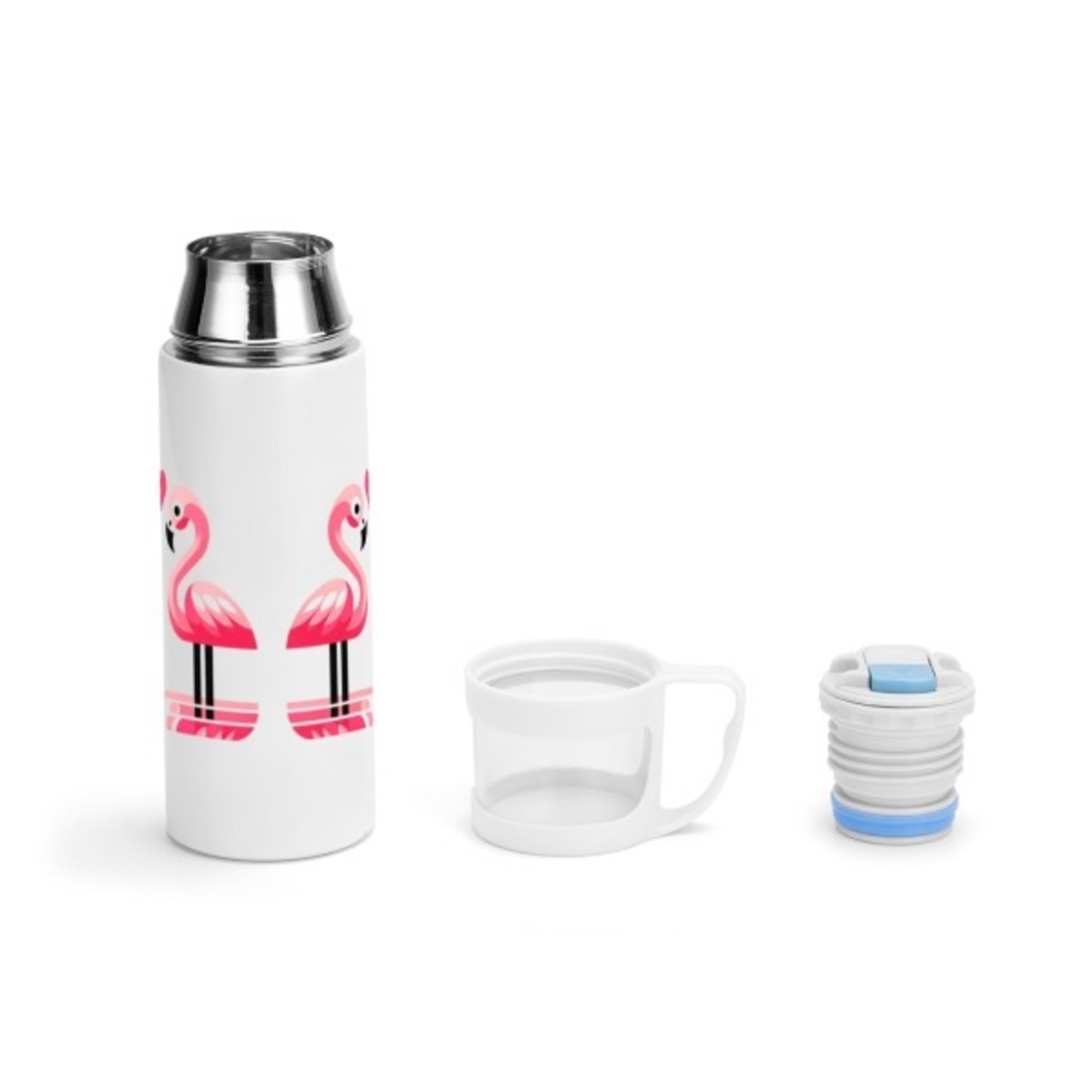 Sublimation Vacuum Bottle with Cup Heart 4347