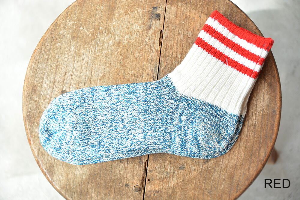 マウナケア Mauna Kea 杢リブ3本ラインローソックス(202273)全5色【レターパックプラス可】