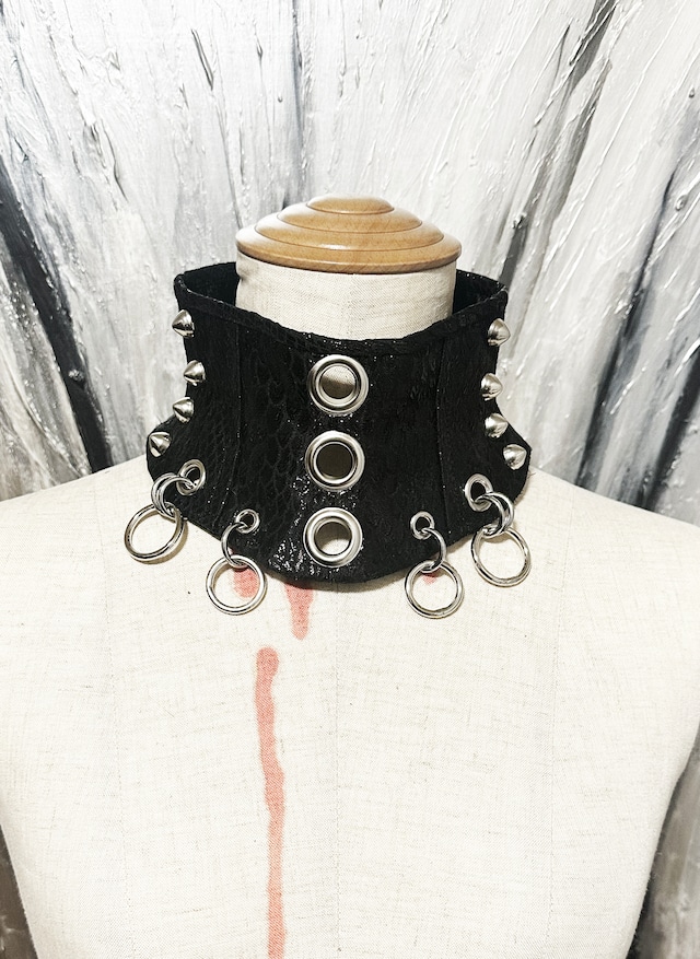 one of a kind neck dress neck corset ★super chariot  一点もの　ネックドレス　チャリオット★戦車