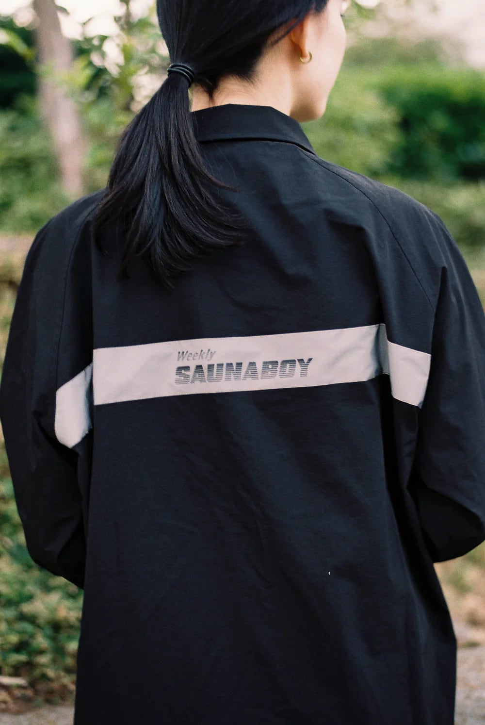 サウナボーイ RIPSTOP COACH JACKET (black) | COUCH POTATO KOBE