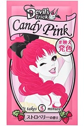 クイスクイス デビルズトリック キャンディピンクN 髪色チェンジ 1WEEK イオンカラー 素手OK 集中ケア ヘアカラートリートメント 25g