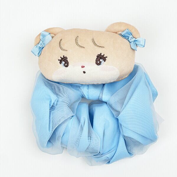 mikko illustrations ミッコ ラテ ぬいぐるみ付き シュシュ