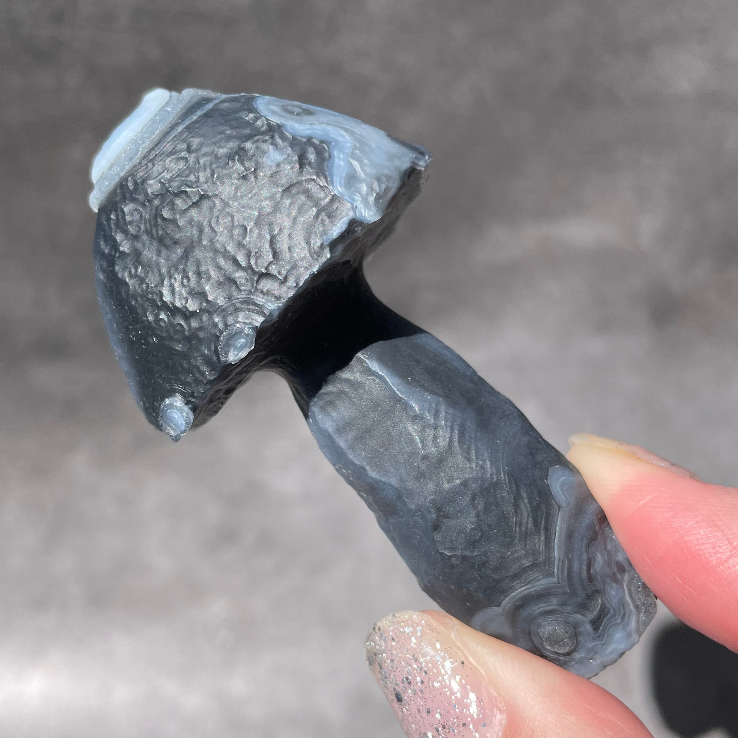 Gobi Agate ゴビアゲート|Mushroom きのこ|天然石 パワーストーン 鉱物 gem stone