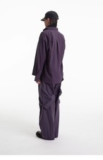 UNDERMINE Textured Grid Loose Shirt