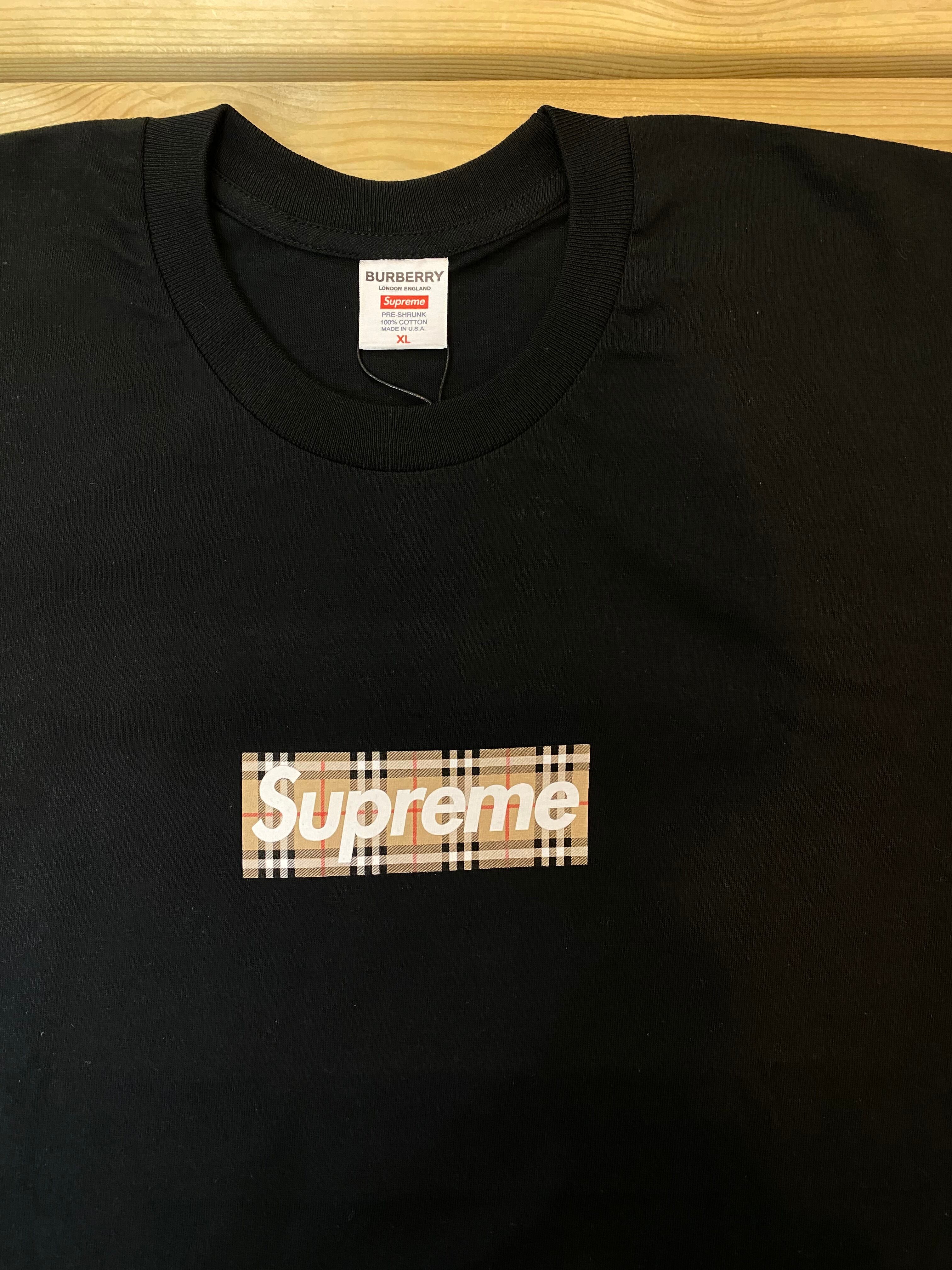 SUPREME × BURBERRY BOX LOGO TEE XL | M＆M Select shop