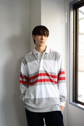 WINDSWEPT border rugby shirt