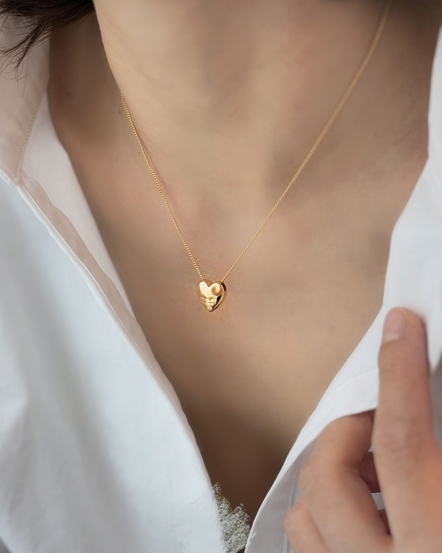 鏡面仕上げ ネックレス K18 レディース アクセサリー シルバー925