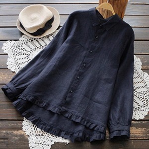 レディース トップス シャツ 長袖 襟付き フェミニン フリル かわいい 大人可愛い シンプル おしゃれ ガーリー エレガント 存在感 フォーマル 抜け感 ラブリー キュート クラシカル ベーシック ロマンティック ナチュラル 無地 春 秋 通勤 デート お出かけ イベント レストラン 女子会 休日 ホテル ショッピング コンサート ライブ お花見 カフェ ランチ ピクニック プチプラ 普段使い 着回し モテ 清楚 インスタ映え M L XL 2XL 3XL 4XL 5XL 大きいサイズ ベーシックカラー