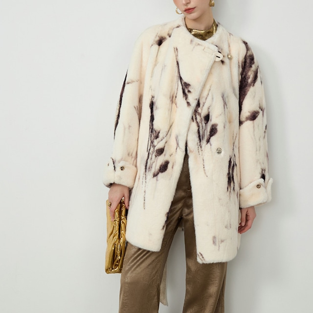Marble art coat S1724