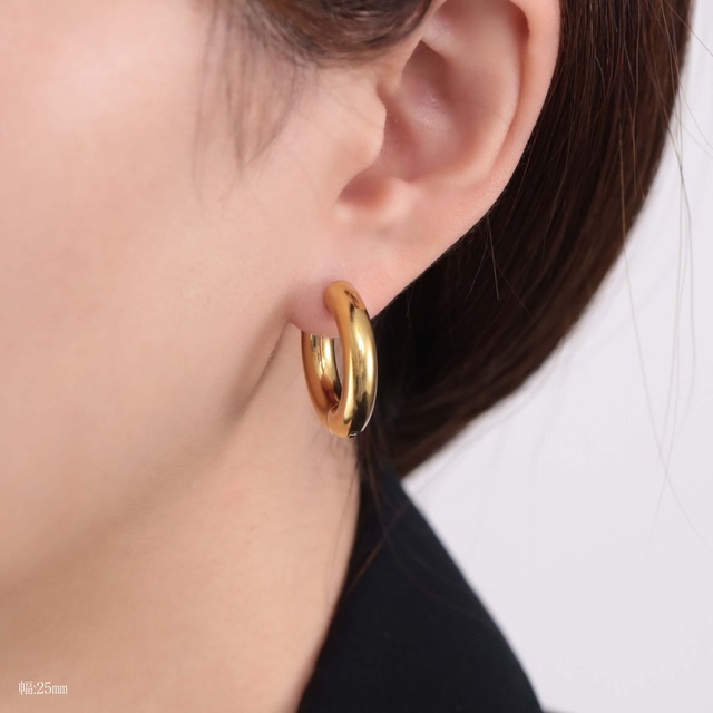 316L thick hoop pierce（ 20㎜、25㎜ 、30㎜ ）  #p23