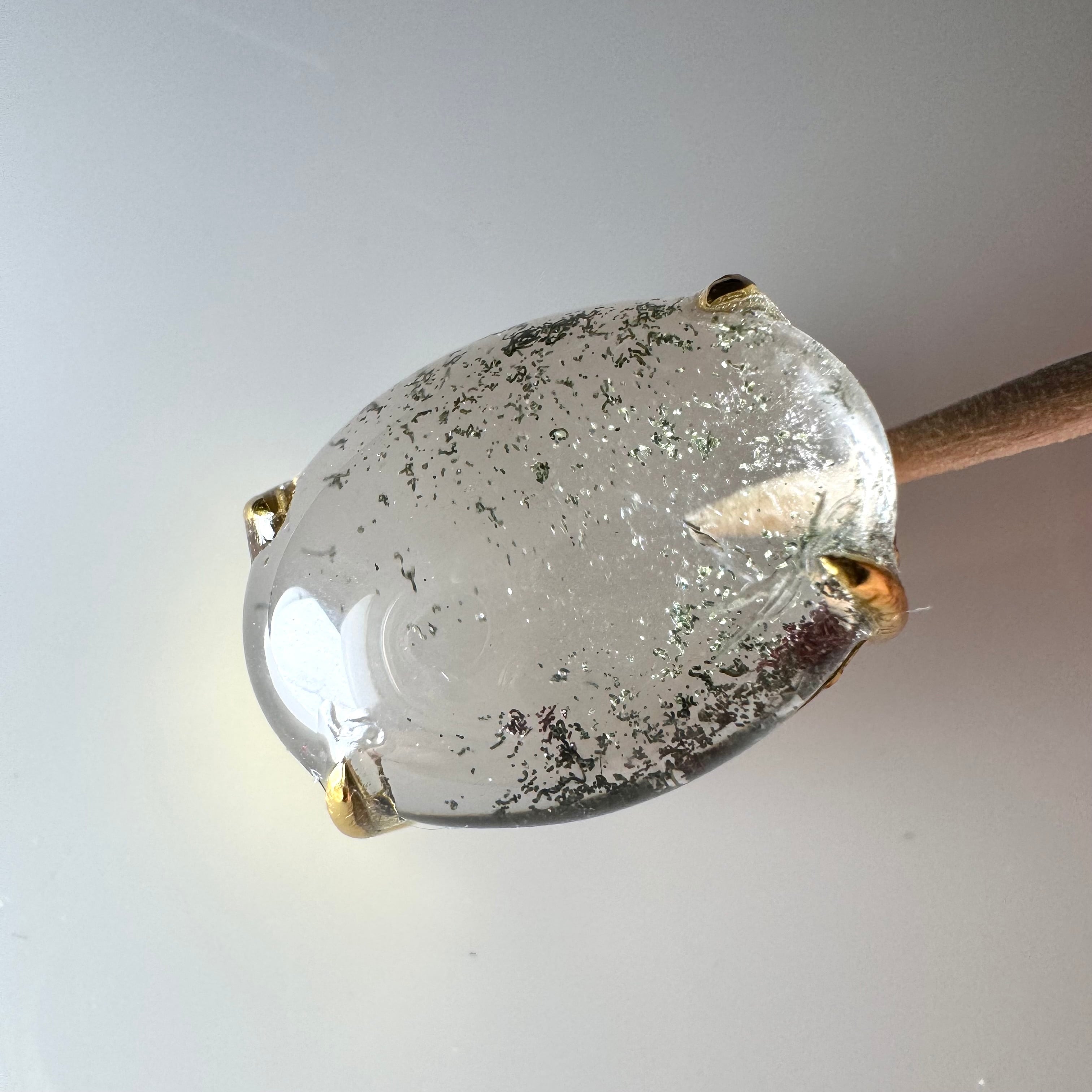 no.C2 原石からお仕立てしたガネーシュヒマール ペンダントトップ兼ブレスチャーム