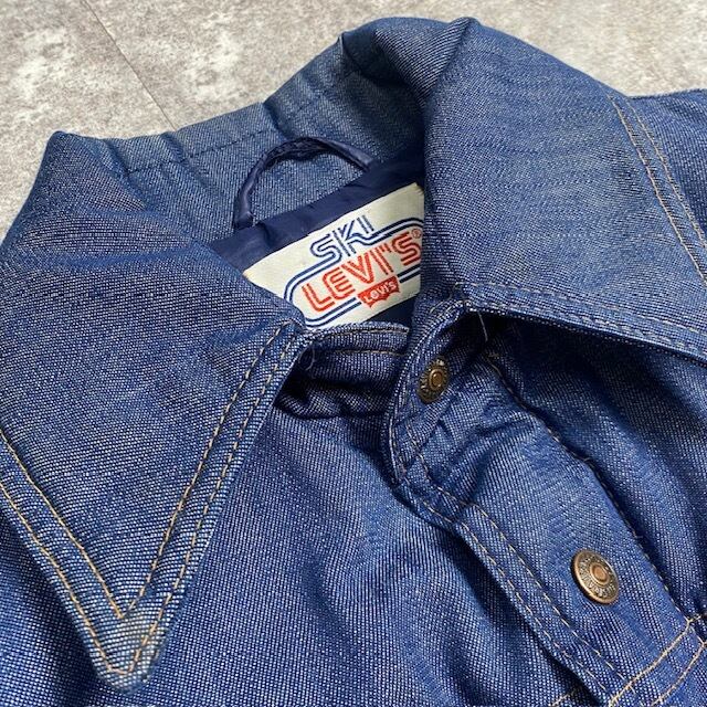 70's 70s SKI Levi's 中綿入り デニムジャケット スキー 70's 70s SKI Levi's 中綿入り デニムジャケット スキー