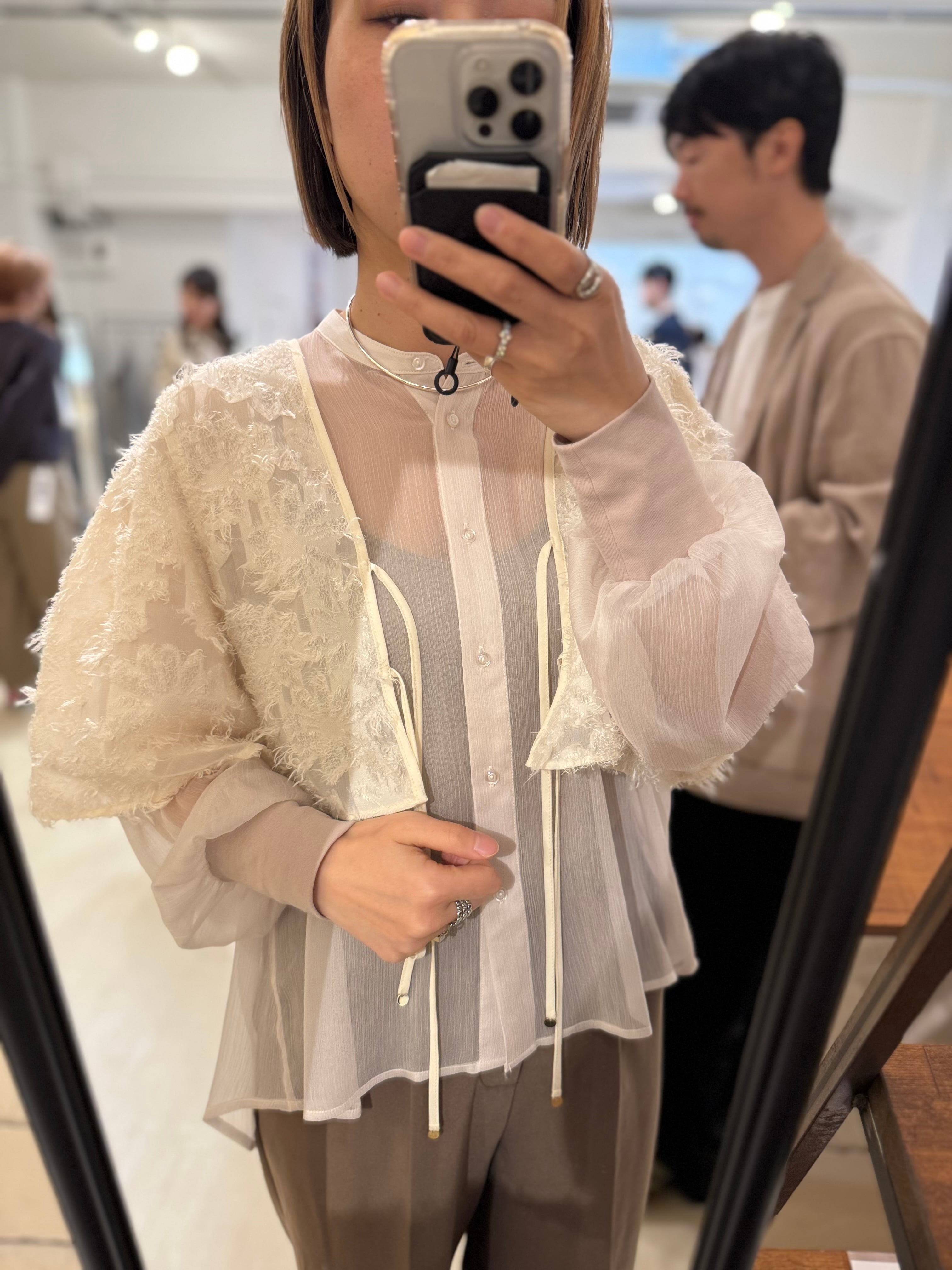 【CHIGNON】1554-016KK カットジャガードボレロ