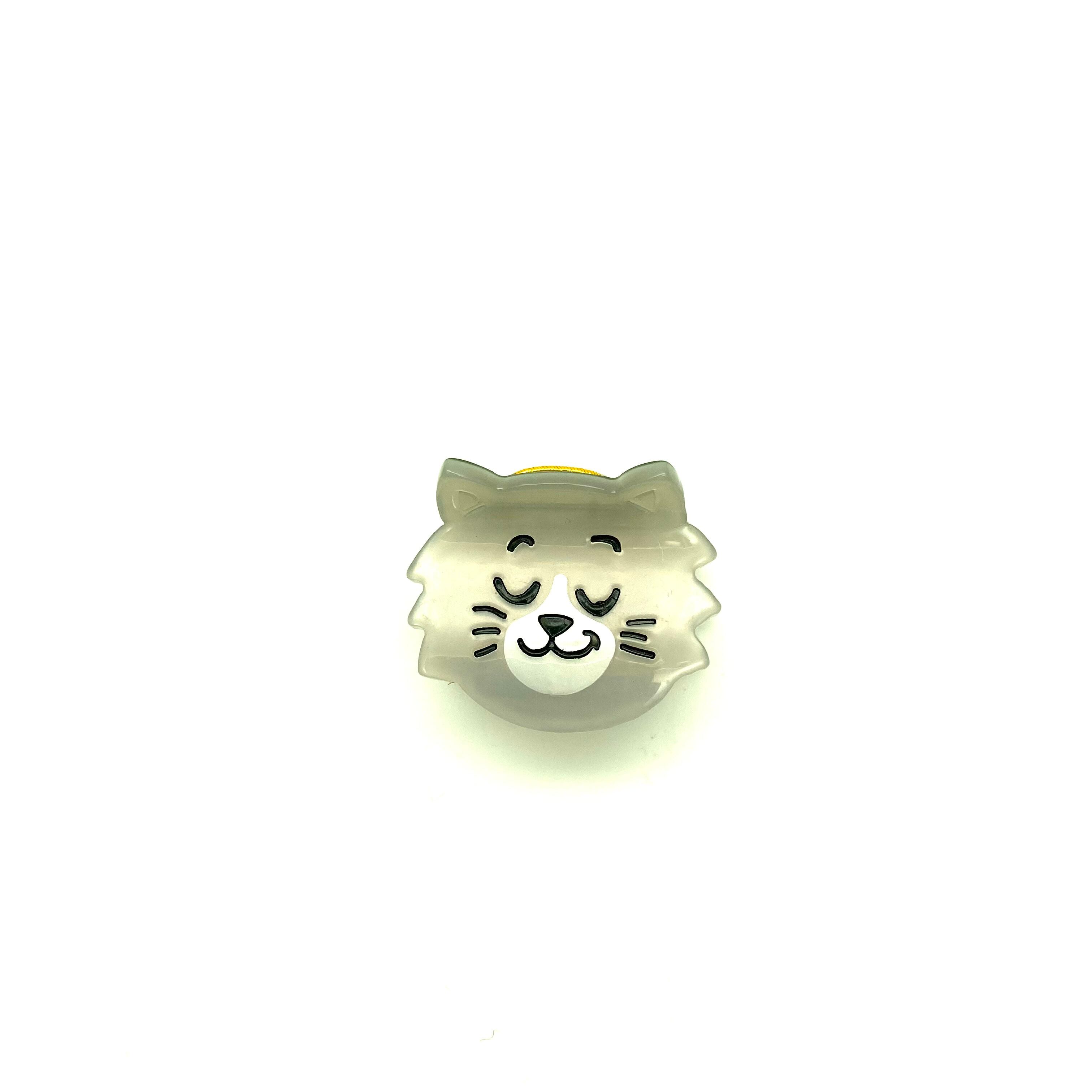 Coucou Suzette Cat Mini Hair Clip【グレー猫】