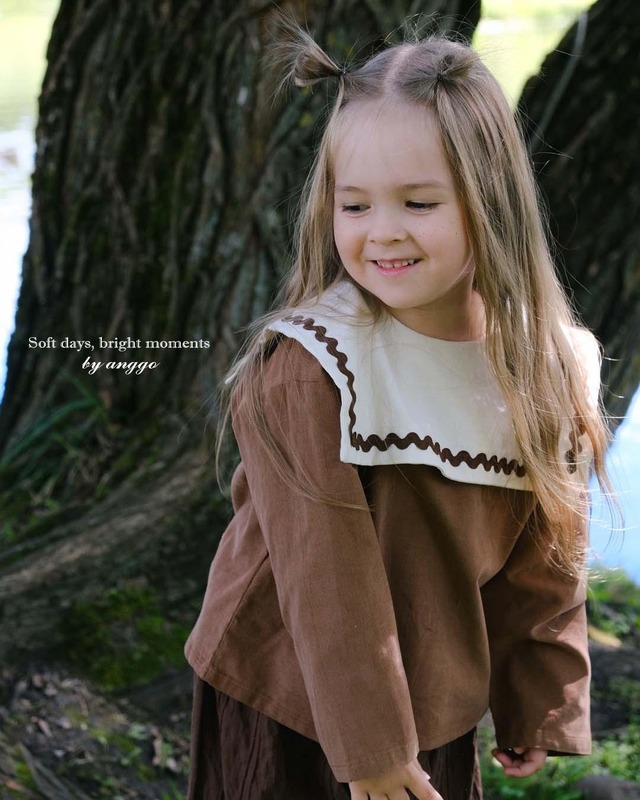 【即納】natural blouse