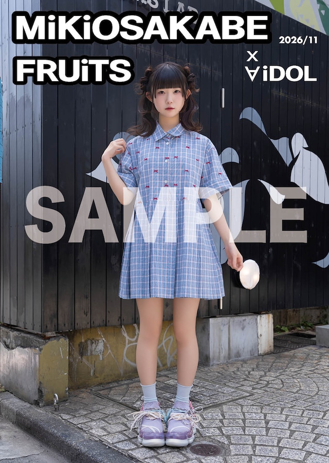 予約販売・DEARSTAGE研究生／春乃好音 表紙版「MiKiOSAKABE x FRUiTS x ∀iDOL 2026/11」