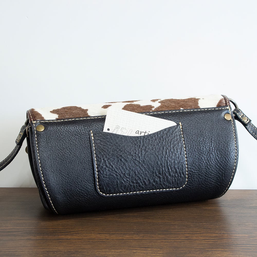 ヴィンテージ　ショルダーバッグ　ハラコ お買い得！ハラコ ショルダーバッグ 本革使用