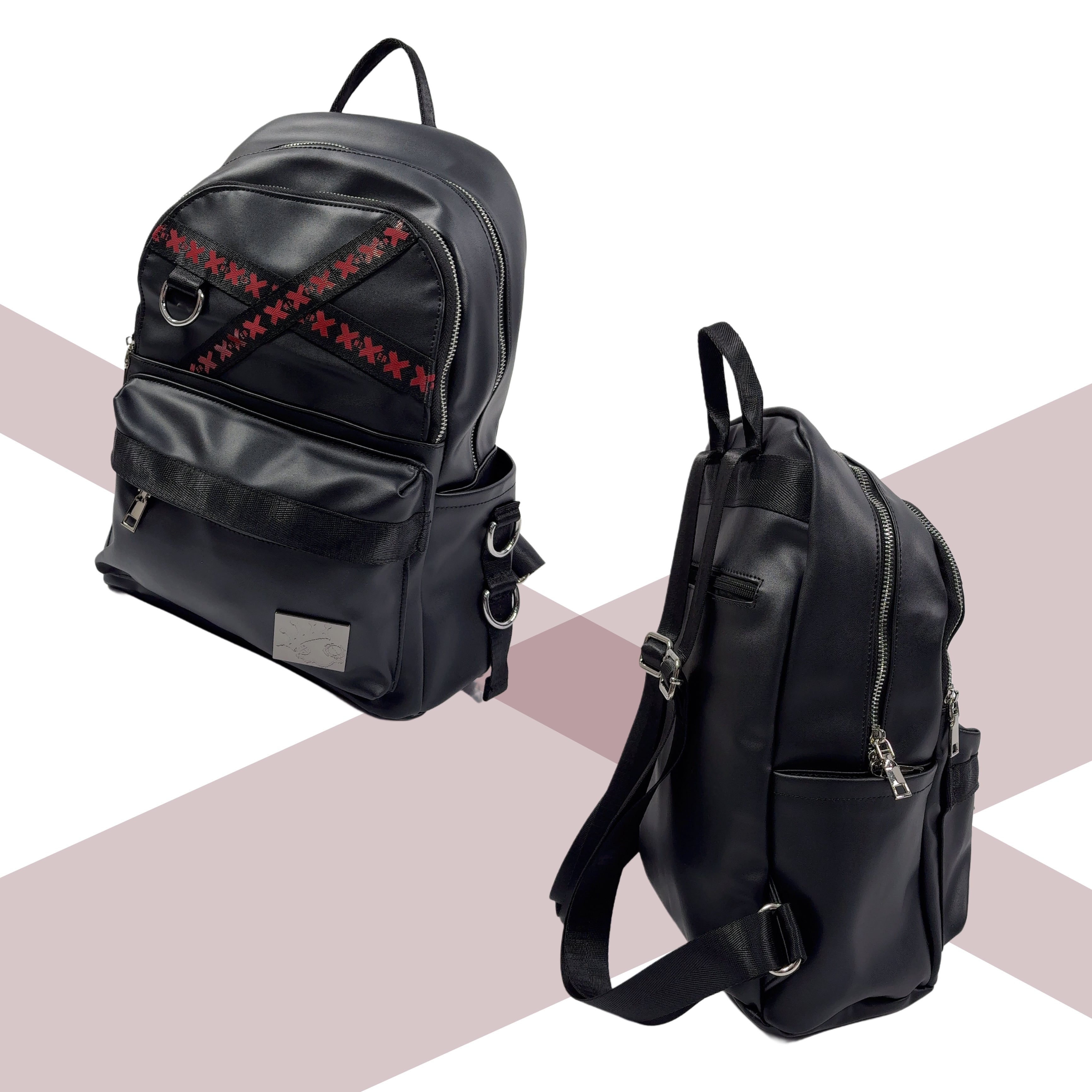 NIER 3WAY PU LEATHER BAG[BAG IN BAG付き] 3WAY PU LEATHER FACE LOGO BACKPACK | NIER CLOTHING
