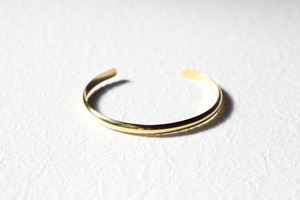 "receiving mode" simple bangle 【gold】S