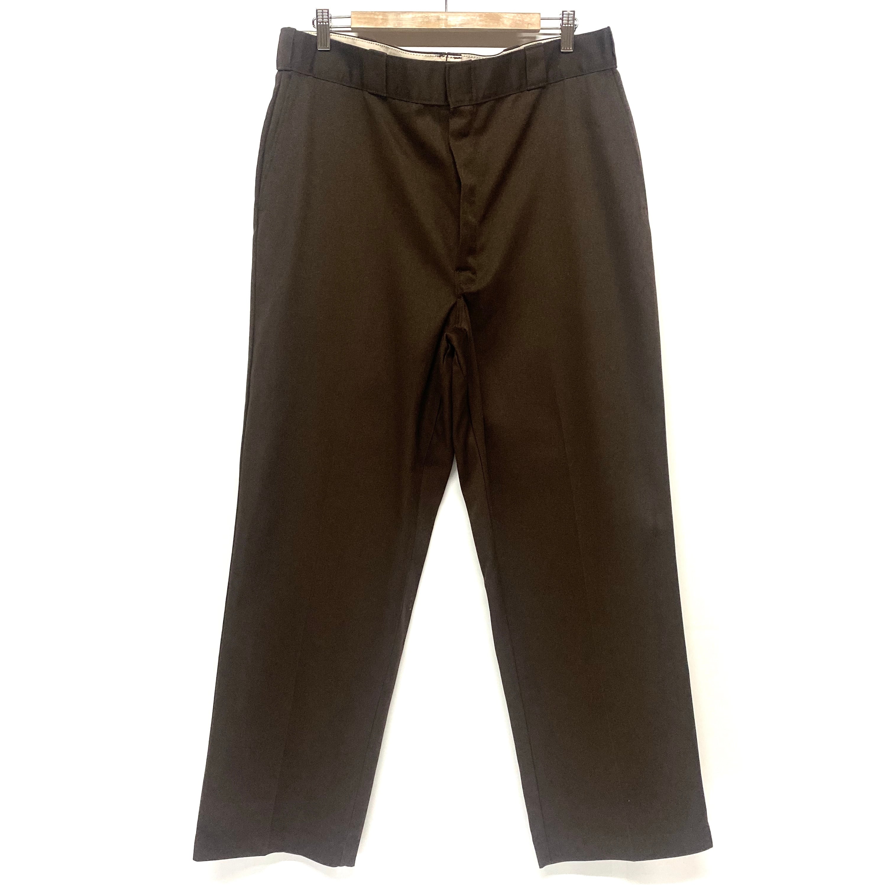 ビッグサイズ 90年代 USA製 TALONジップ Dickies ディッキーズ 874 ワークパンツ ヴィンテージ ブラウン 茶色 メンズW40  古着【ロングパンツ】 | cave 古着屋【公式】古着通販サイト