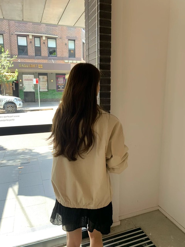 (予約) ounce / Basic blouson jumper 2color