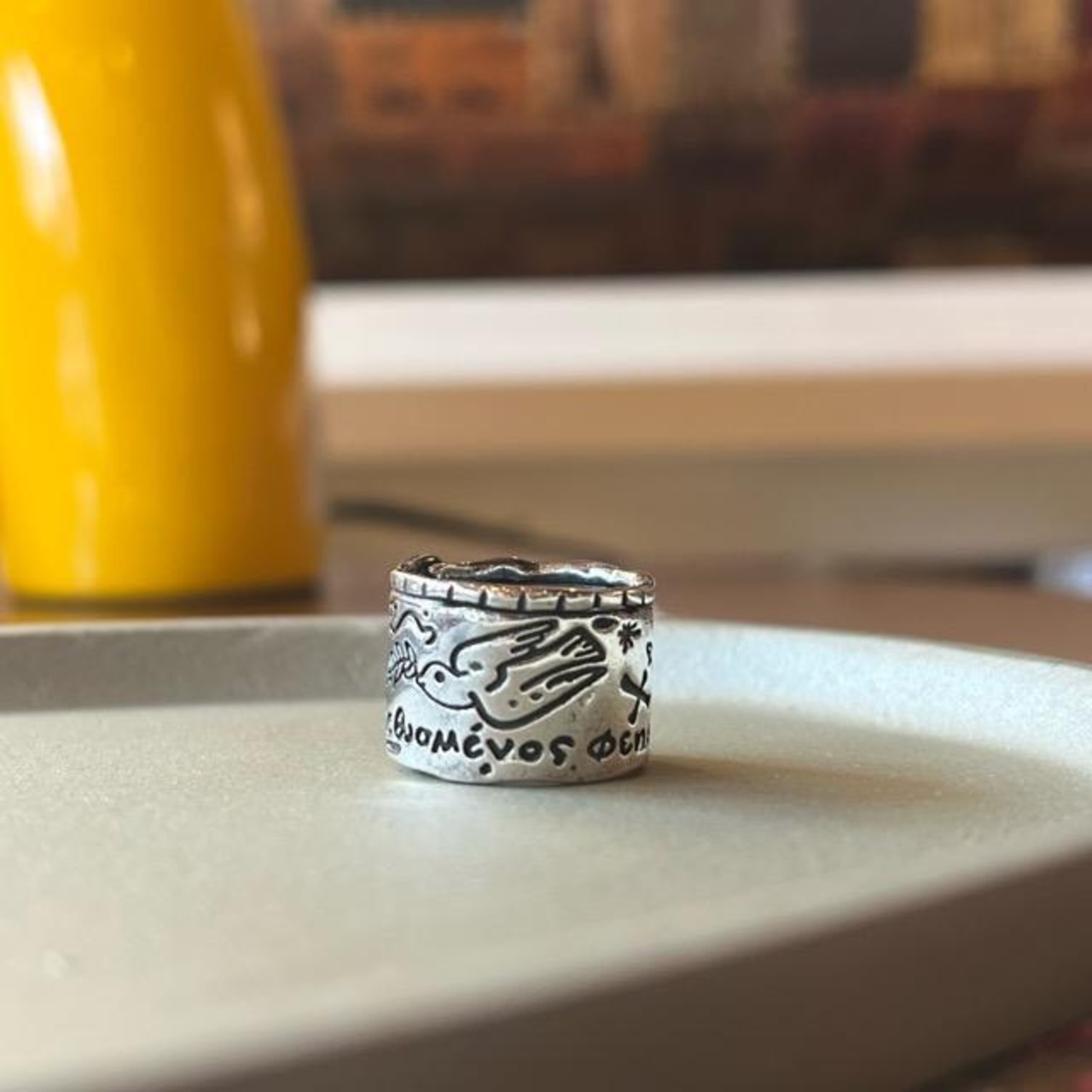 TOPANGA Jewelry Wide Pattern Ring　Size 12 13 ワイドパターンリング　指輪　リング　プレゼント