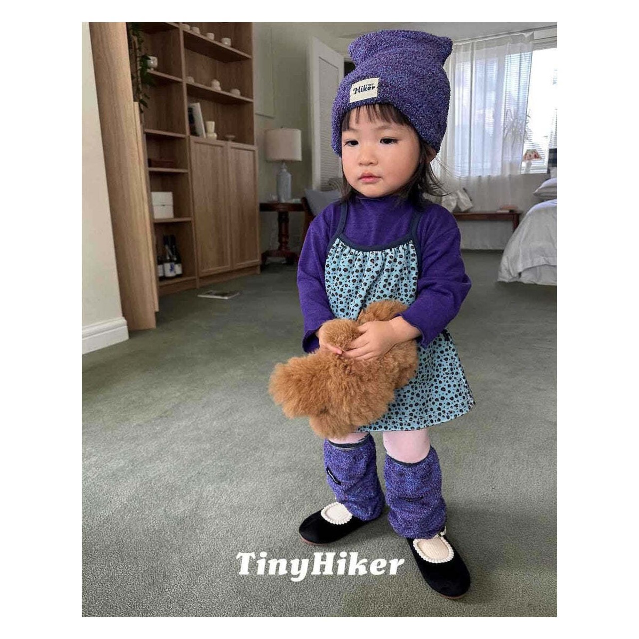 【取寄】Tiny Hiker レオパードワンピース｜冬服｜韓国子供服