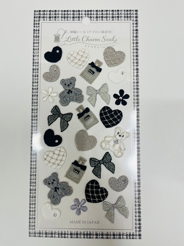リトルチャームシール　黒