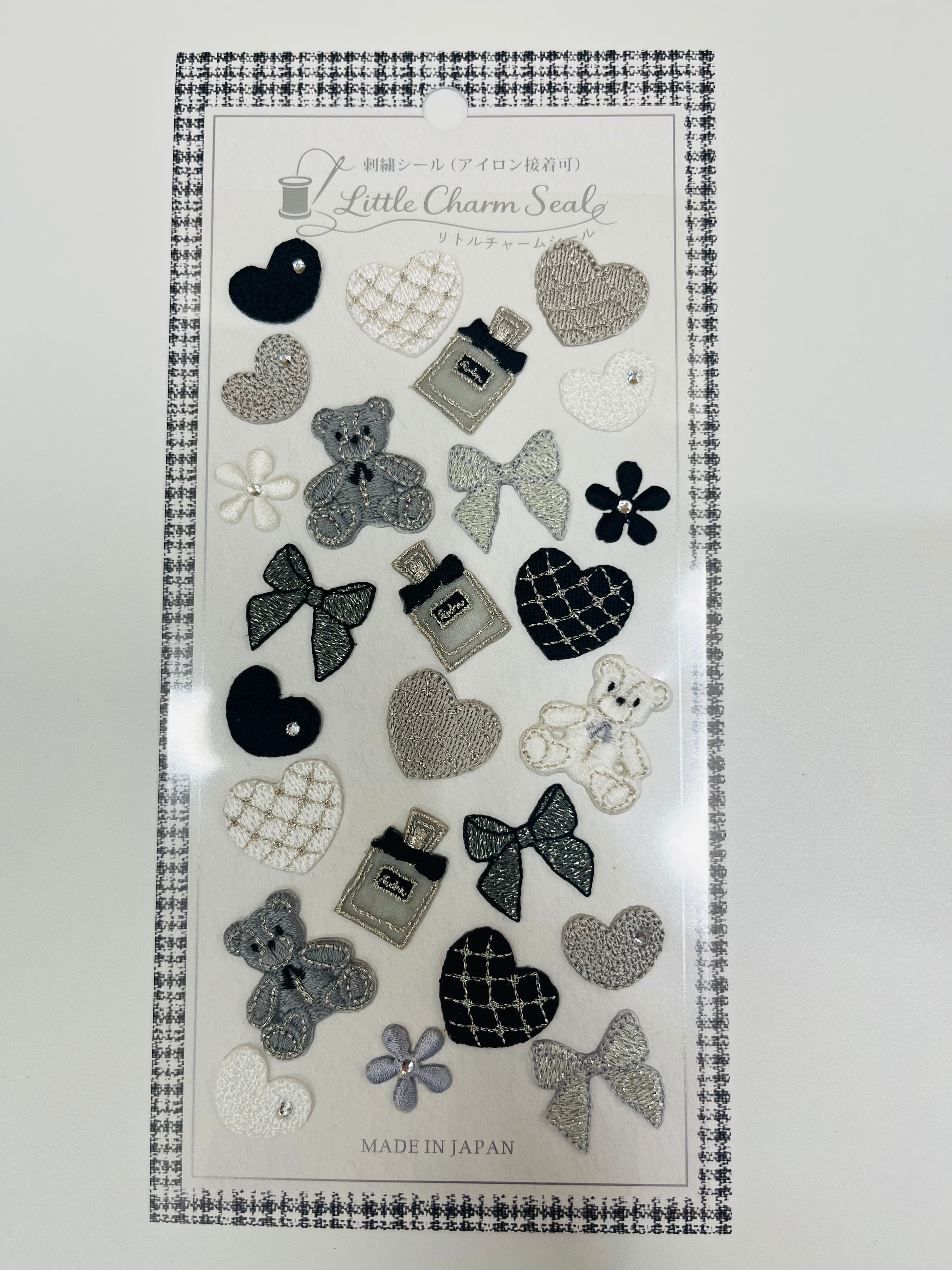 リトルチャームシール　黒