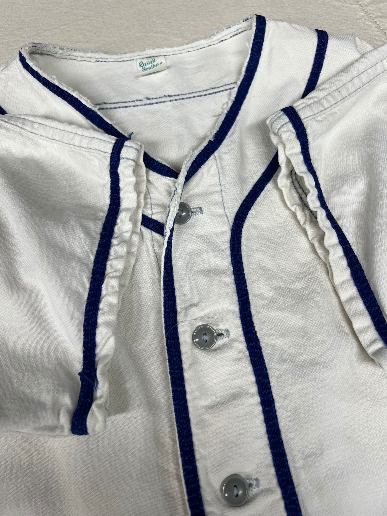 60s〜 USA製 Russell Southern ラッセルサウザンベースボールシャツ vintage ヴィンテージ