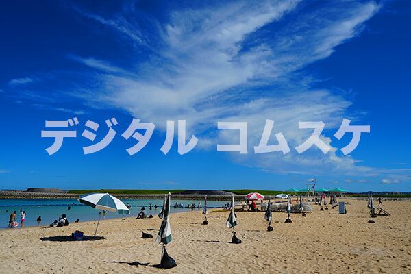 komusuke07_1_海・川・滝_006_宜野湾トロピカルビーチ(1枚シリーズ)