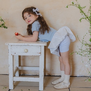 夏花柄レギンス付きスカート