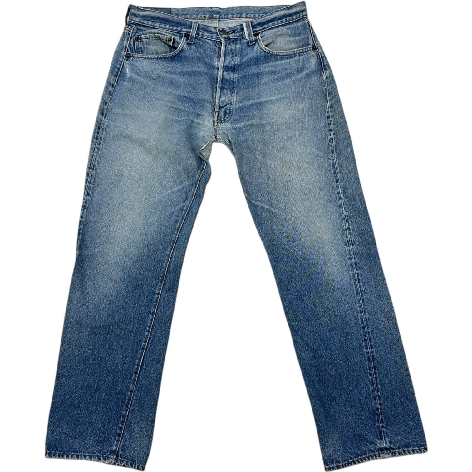 Levi’s 501 USA製 W36 ダメージデニム 90s リーバイス 83's W36 赤耳 red line Levi's 501 USA製 デニム ジーンズ リーバイス