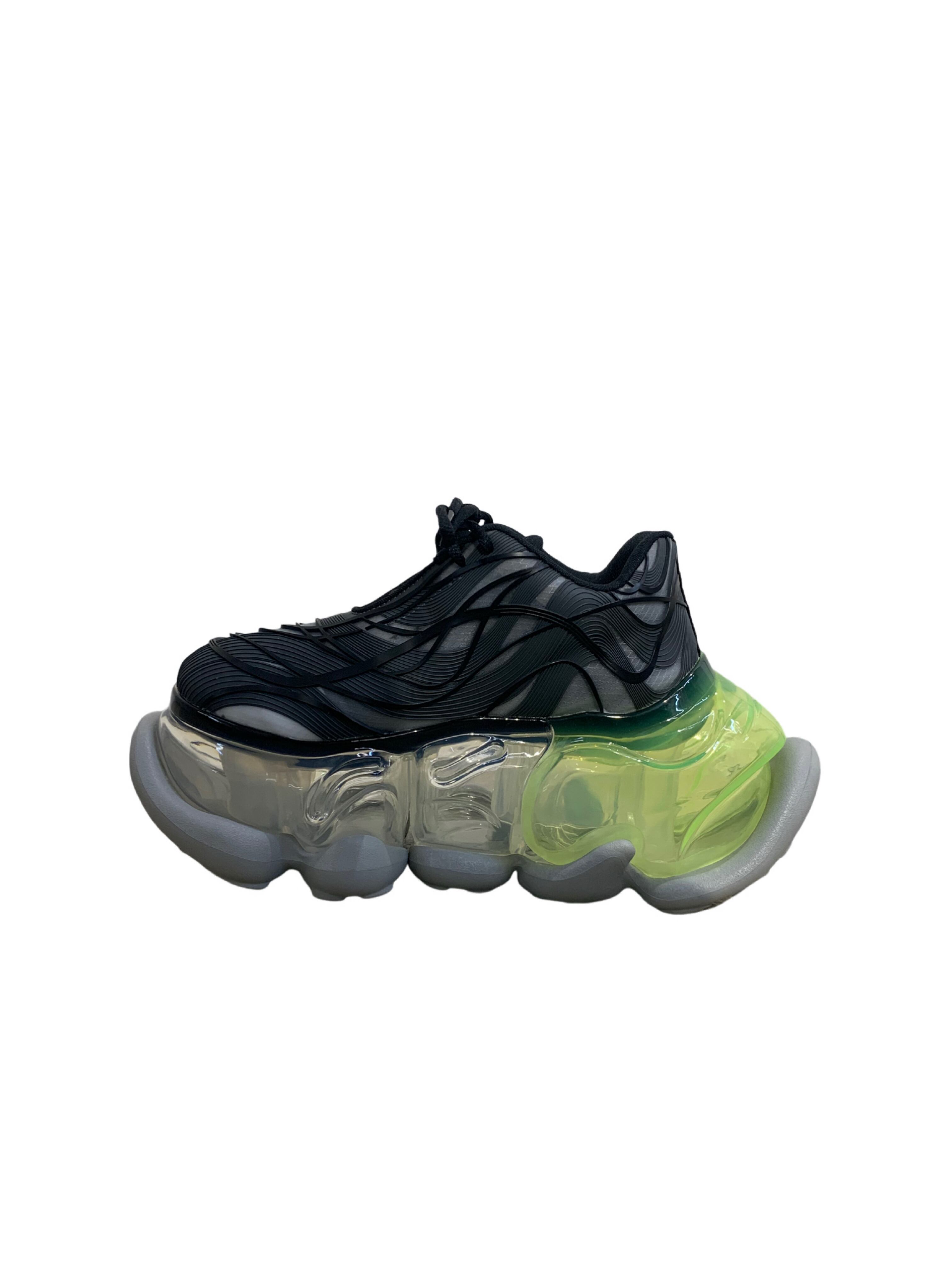 25SS】grounds SKYSCRAPER WIRE | BLACK / CLEAR NEON | IAAAM ONLINE