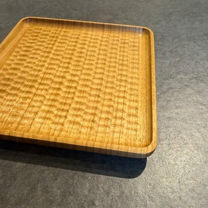 角コースター（桜）　木工房 玄