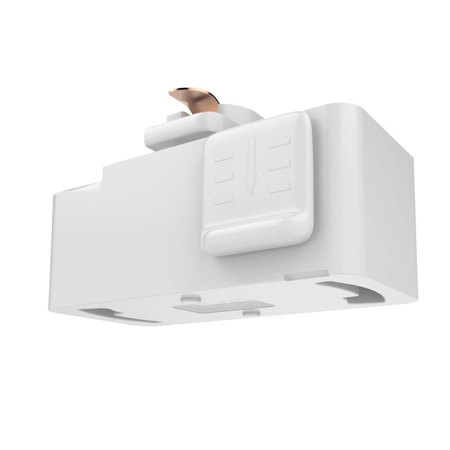 DiCUNO ダクトレール プラグ レール用シーリングプラグ ライティングレール用引掛シーリングボディ ダクトレール 変換ソケット (白) 5個入り