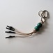 MIDTHINGS “ CHARM KEY CHAIN ( Green*Beige )”
