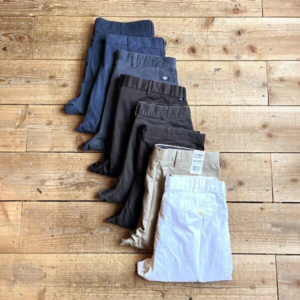 1点物◇リーバイス系ドッカーズ黒チノパン古着XXLメンズ38レディースOK