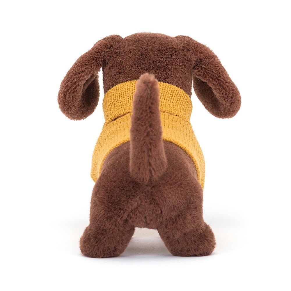 Sweater Sausage Dog Yellow_S3SDY