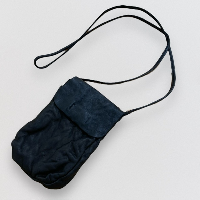 pas de calais cowhide leather pouch