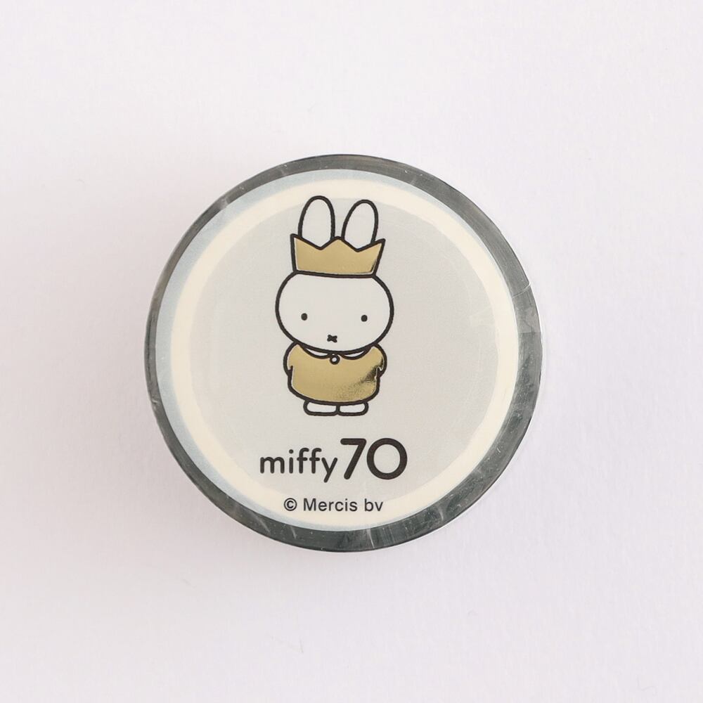 ミッフィー70周年×グリーンフラッシュ Queen 20mm金箔クリアマスキングテープ CA14