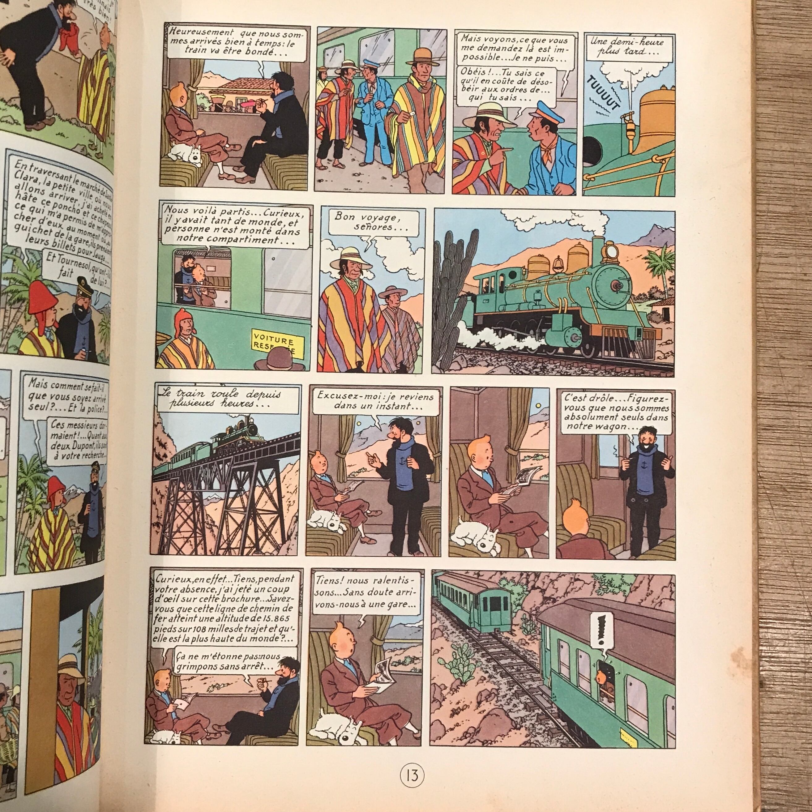 Les Aventures de TINTIN: Les 7 Boules de Cristal, Le Temple du